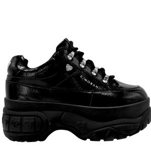 NEW SPORTY BLACK LEATHER 6.5 s